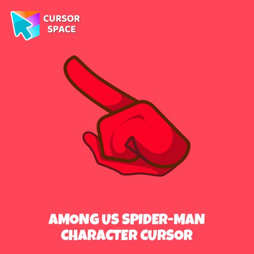 Among Us Spider-Man Character cursor